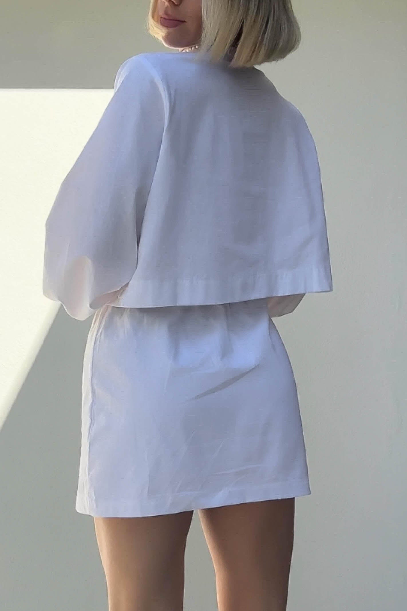 White Cotton Women's Set