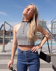 blue high waist jeans