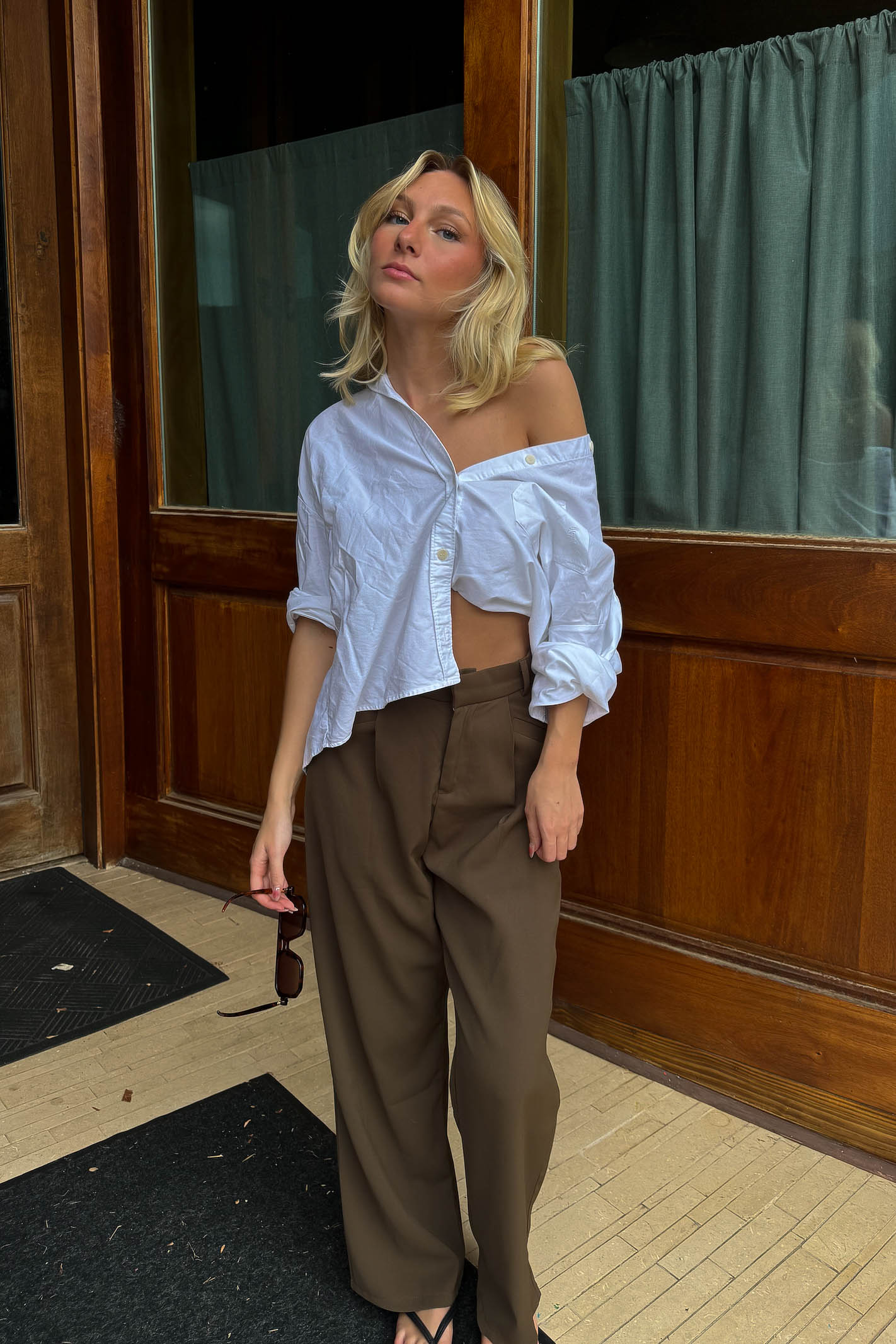 Brown Suit Pants