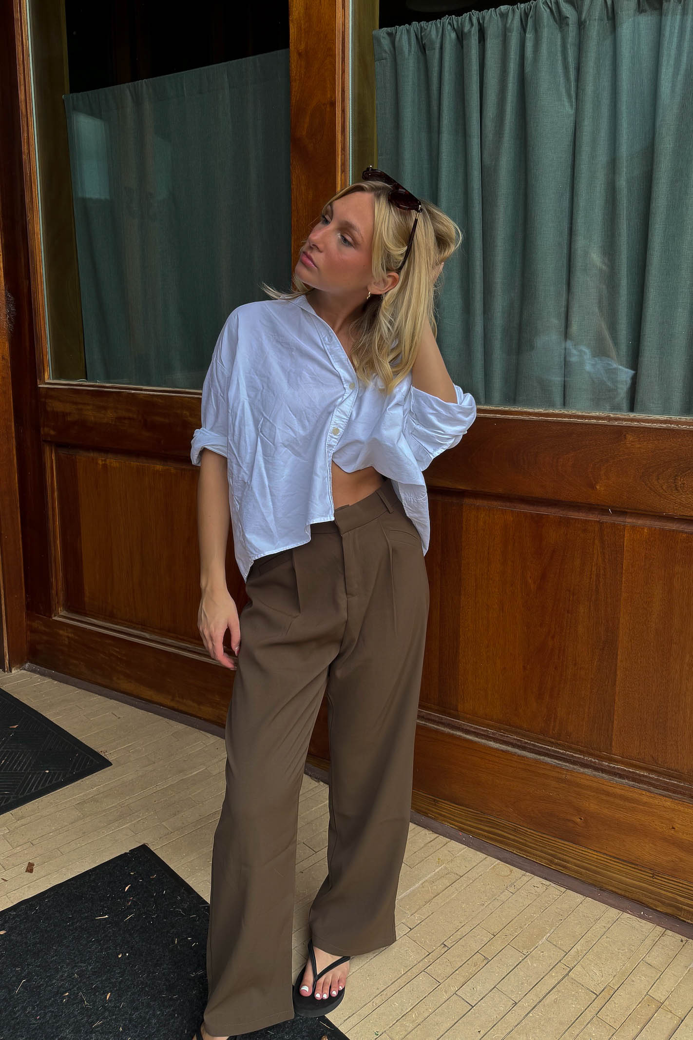 Brown Suit Pants