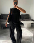 Black Suit Pants
