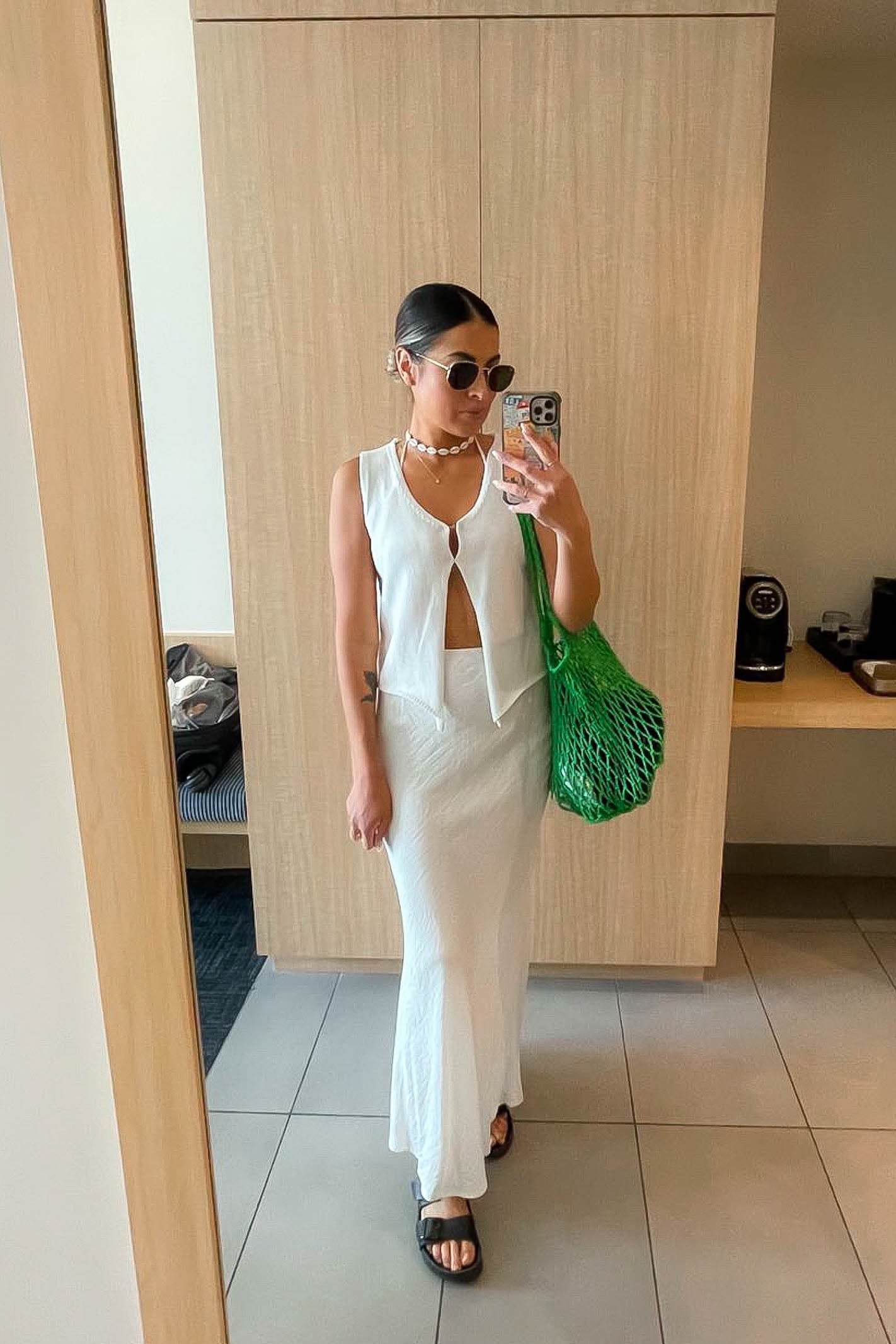 White Knit Top