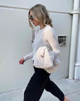 Sheer Ribbed Top White