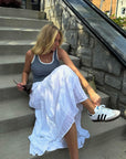 Grey and White Singlet