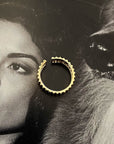 gold textured ring