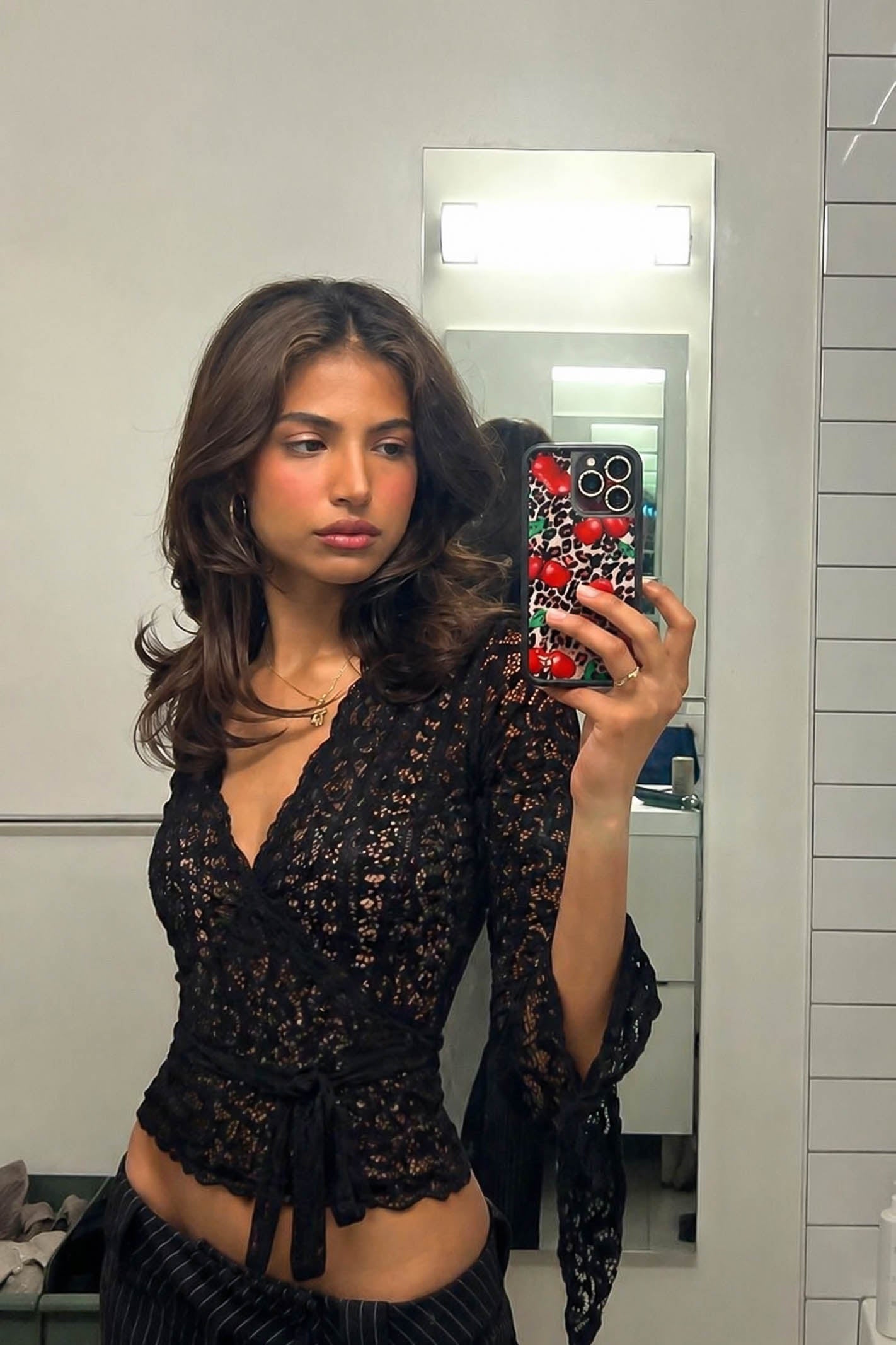 LACE BALLET WRAP TOP / BLACK – Halite Clothing