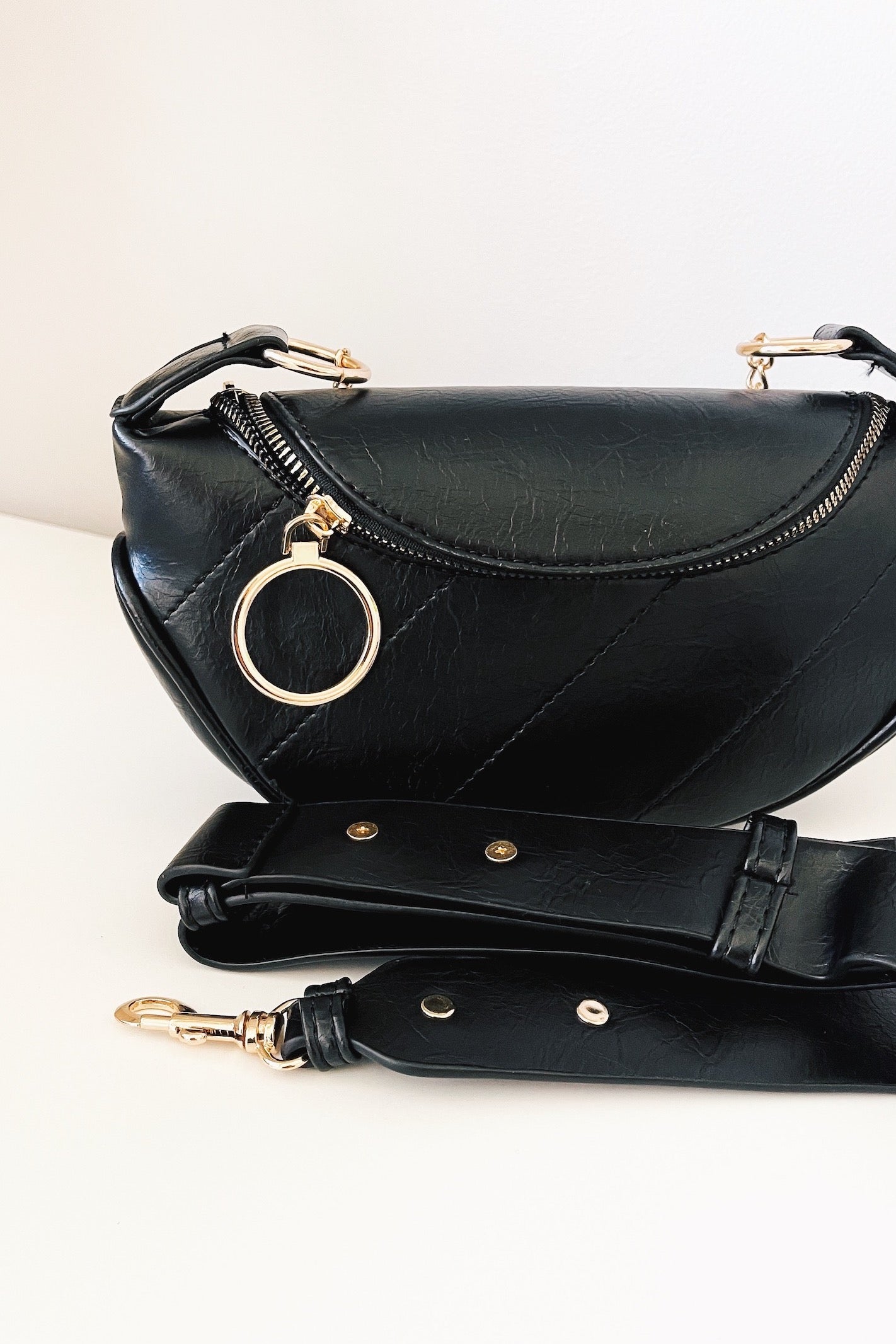 black handbag