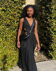 black handbag