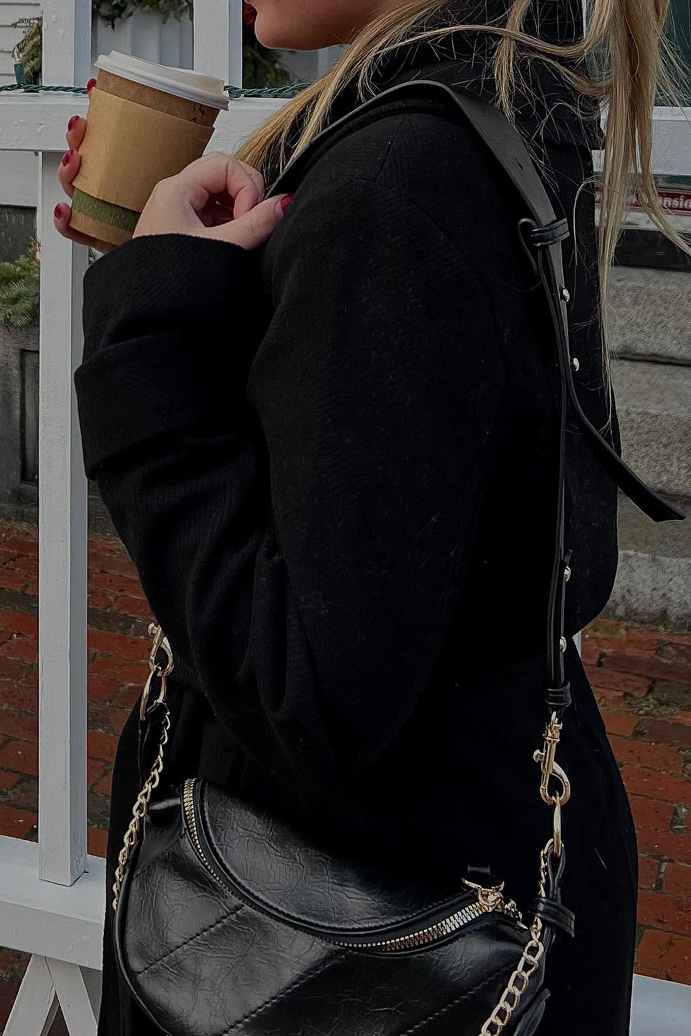 black handbag