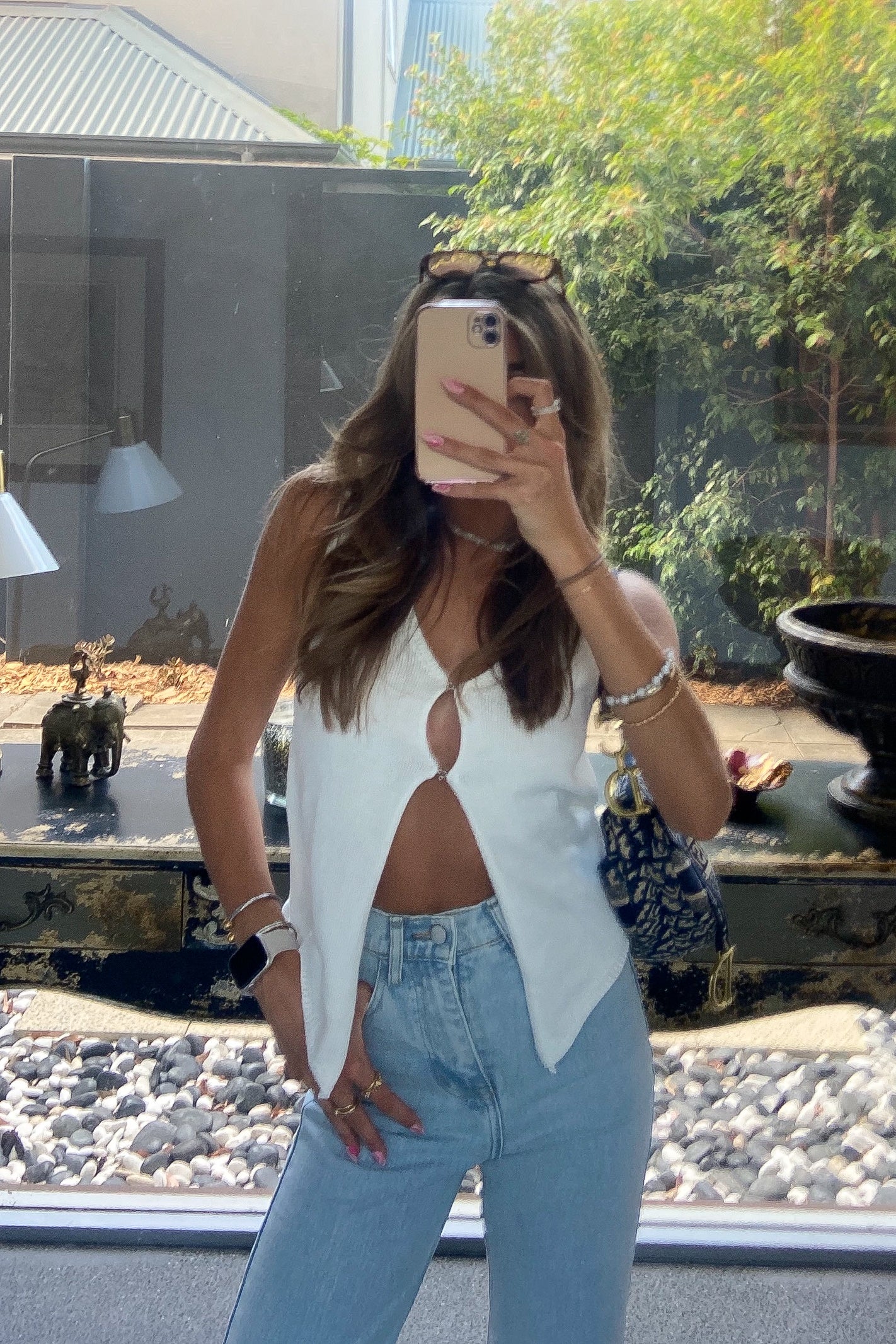 light blue jeans