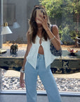light blue jeans