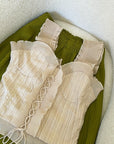 Cream Ruffle Cami