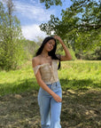 Cream Ruffle Cami