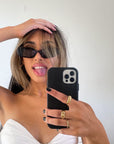 black sunglasses