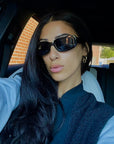 black sunglasses