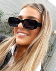 black sunglasses