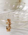 gold crystal ring