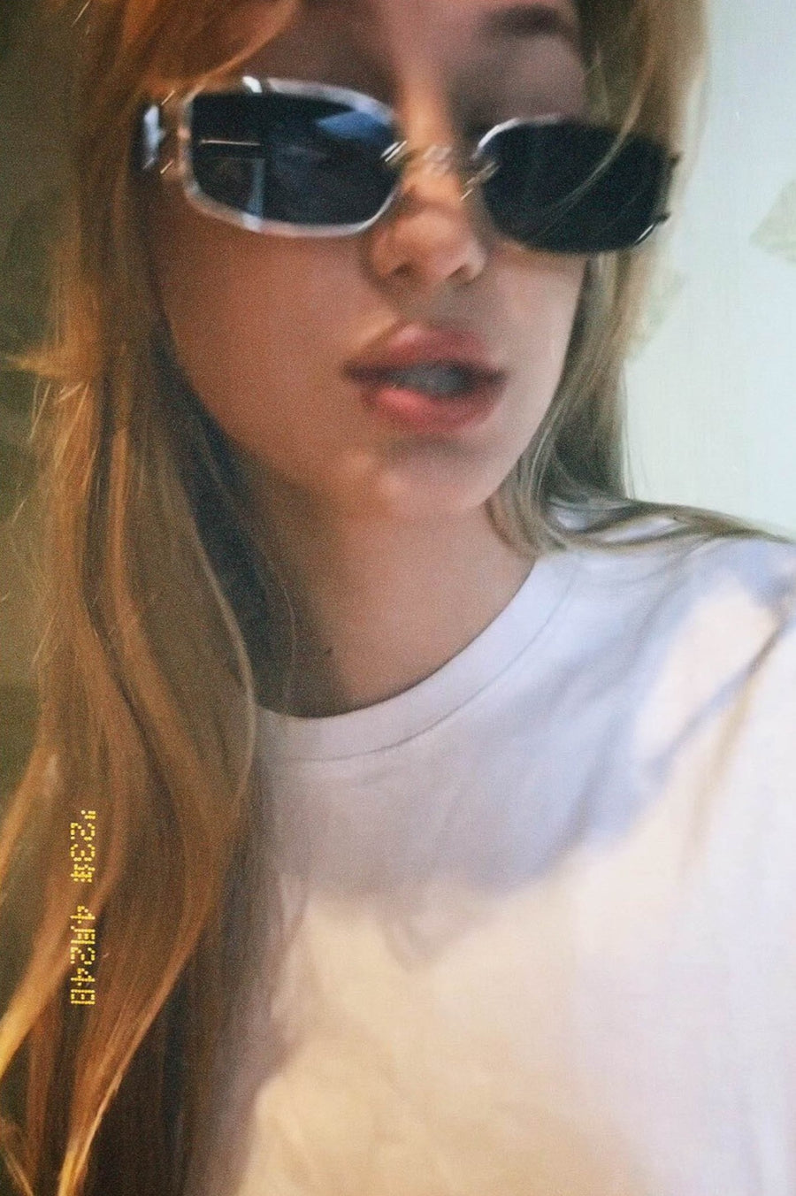 gold frame sunglasses