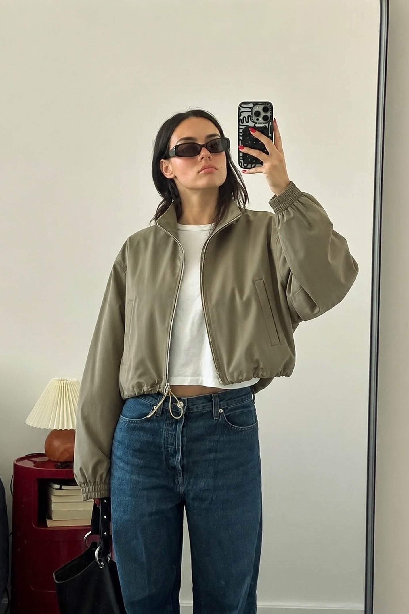 Cropped Khaki Jacket