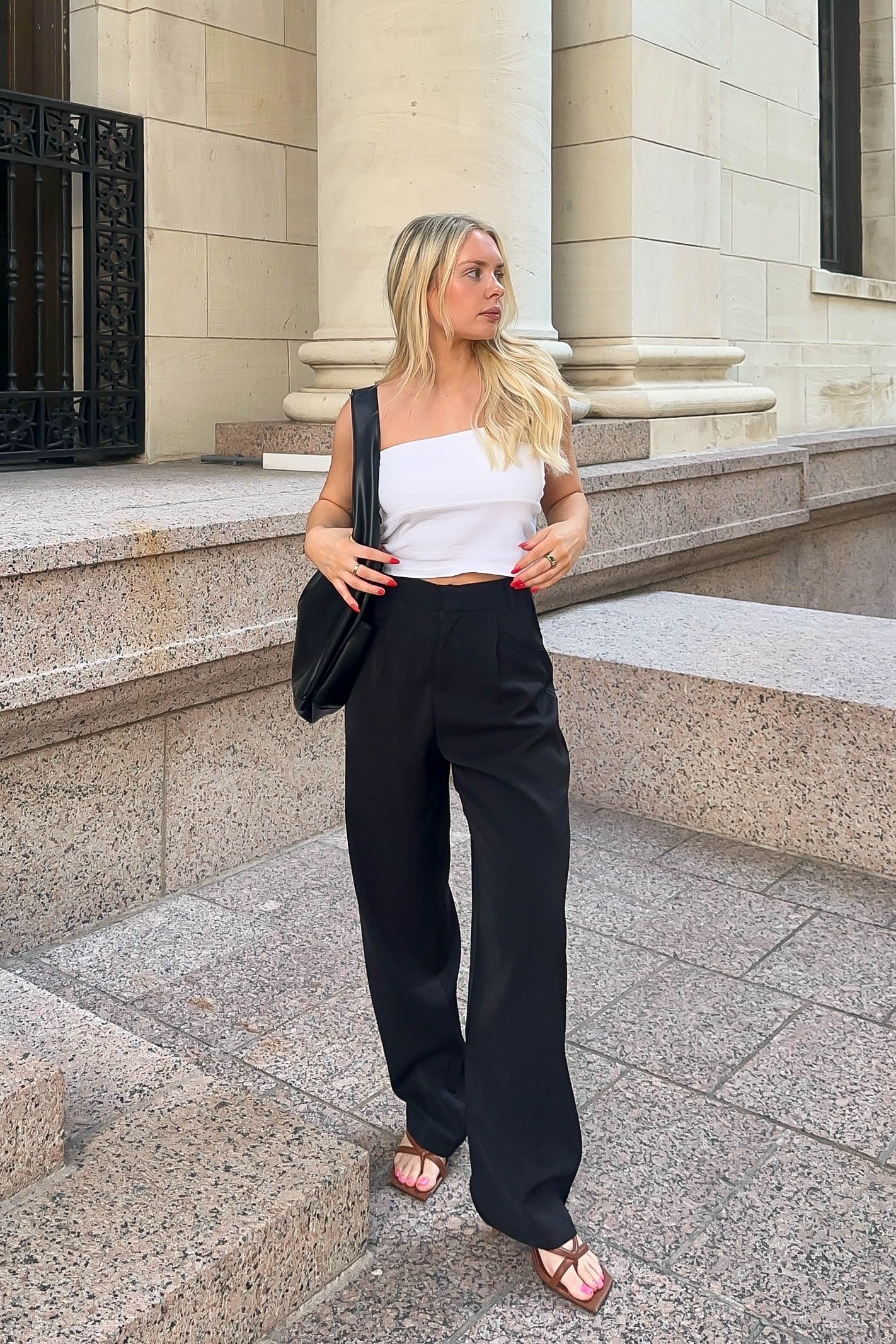 Women's Black Suit Pants