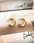 Gold Chunky Hoops