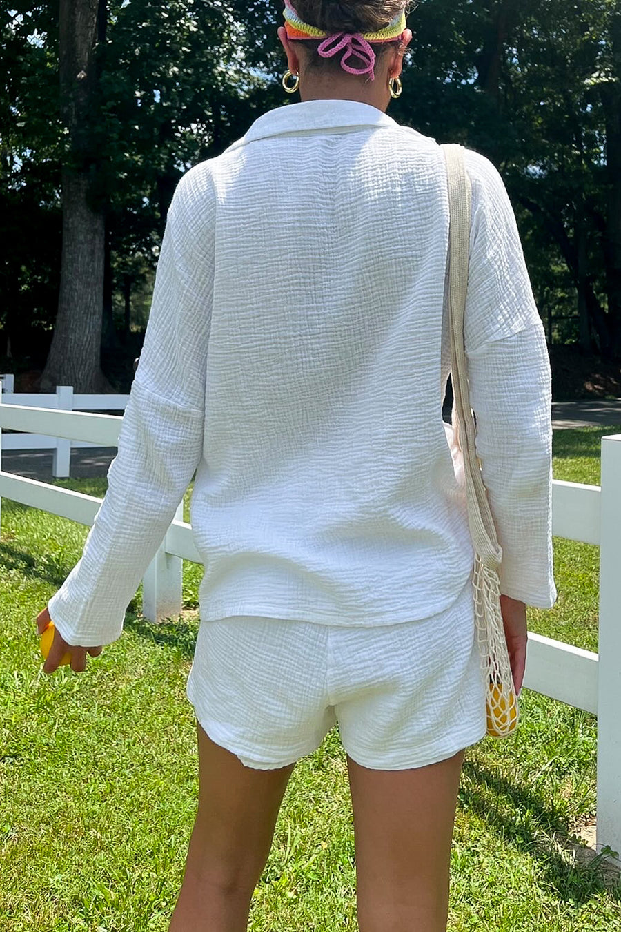 white beach set