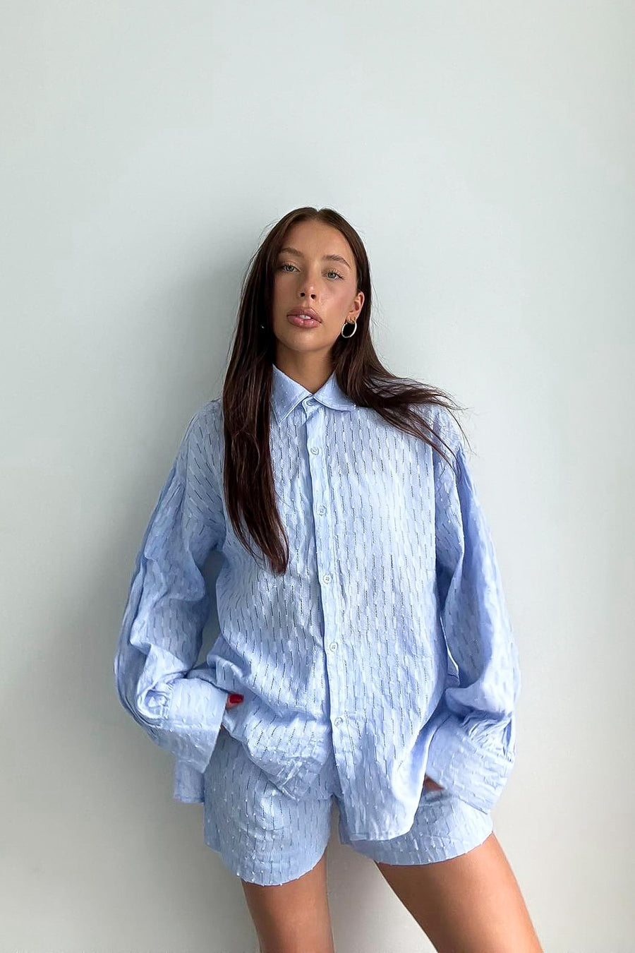 blue loungewear set